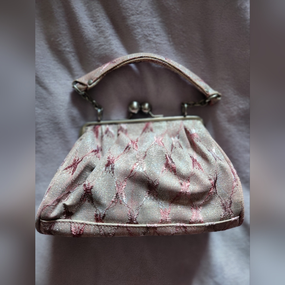 Unlisted by Kenneth Cole Sparkly Pink Mini Purse - Picture 2 of 8